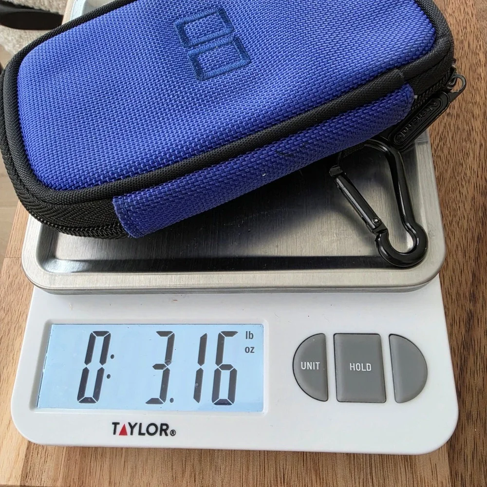 Nintendo DS Lite Blue Black Nylon Carrying Case Carabiner A.L.S. Industries 2007